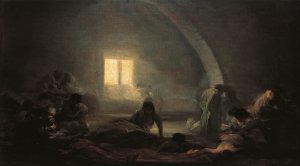 Plague Hospital by Francisco Goya Oil Painting