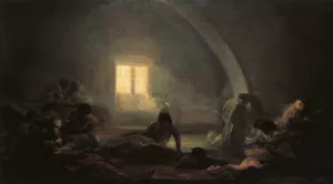Plague Hospital by Francisco Goya Oil Painting