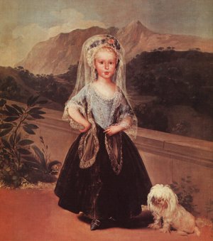 Portait of Maria Teresa de Borbon y Vallabriga