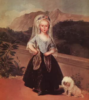 Portait of Maria Teresa de Borbon y Vallabriga painting by Francisco Goya