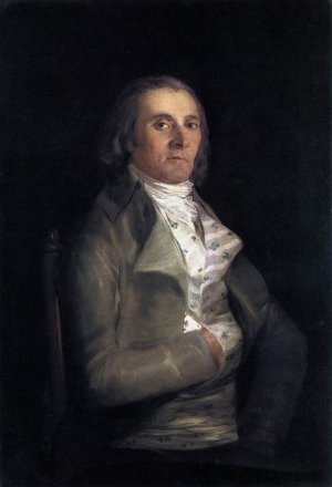 Portrait of Andrs del Peral Oil painting by Francisco Goya