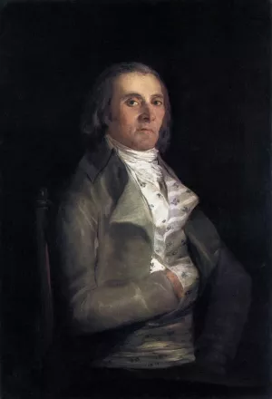 Portrait of Andrs del Peral painting by Francisco Goya