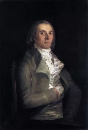Portrait of Andrs del Peral Oil painting by Francisco Goya