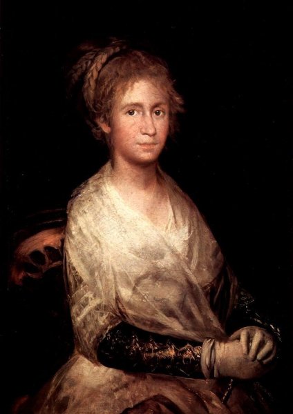 Portrait of Josefa Bayeu y Subias by Francisco Goya - Hand-Painted Oil Painting Reproduction