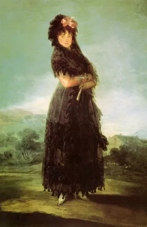 Portrait of Mariana Waldstein by Francisco Goya Oil Painting