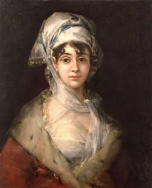 Portrait of the Actress Antonia Zarate by Francisco Goya Oil Painting