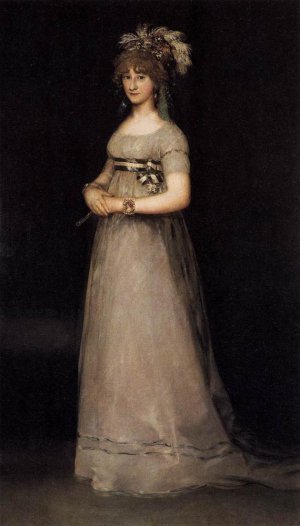 Portrait of the Countess of Chinchon Oil painting by Francisco Goya