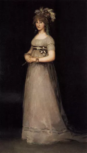 Portrait of the Countess of Chinchon by Francisco Goya Oil Painting