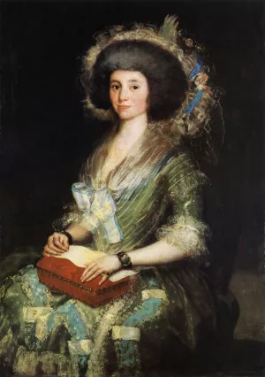 Portrait of the Wife of Juan Agustin Cean Bermudez painting by Francisco Goya