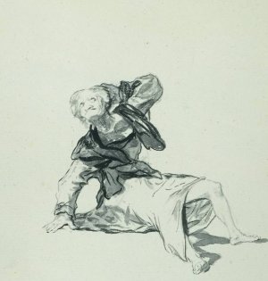Quejate al Tiempo Oil painting by Francisco Goya
