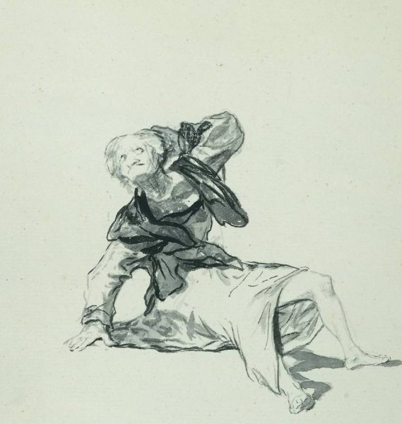 Quejate al Tiempo by Francisco Goya - Hand-Painted Oil Painting Reproduction