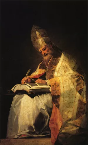 Saint Gregory by Francisco Goya Oil Painting
