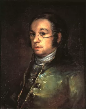 Self Portrait II painting by Francisco Goya