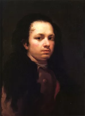 Self Portrait by Francisco Goya Oil Painting