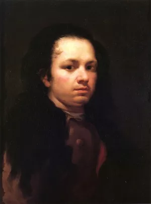 Self Portrait Oil painting by Francisco Goya