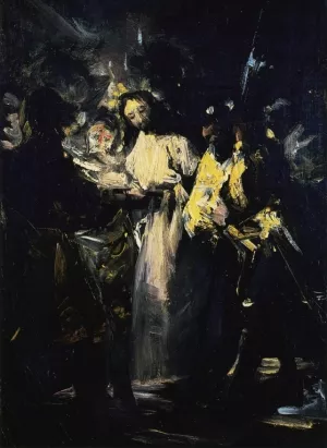 Sketch for The Arrest of Christ Oil painting by Francisco Goya