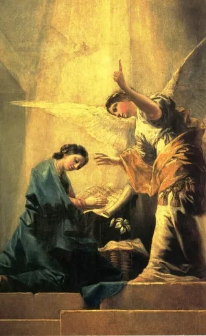 The Annunciation painting by Francisco Goya