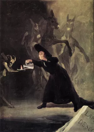 The Bewitched Man painting by Francisco Goya