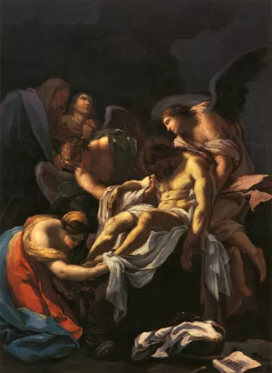 The Burial of Christ Oil painting by Francisco Goya