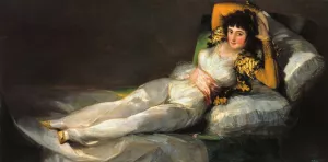 The Clothed Maja Oil painting by Francisco Goya