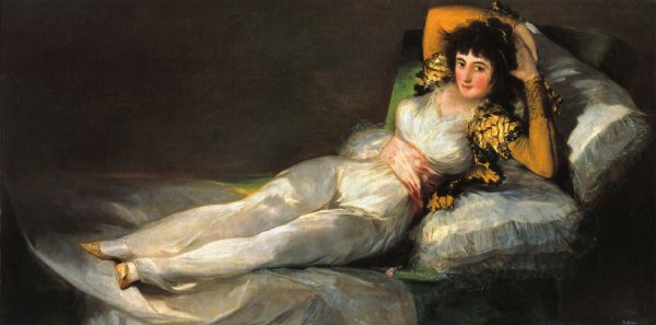 Main Product Photo of The Clothed Maja Painting by Francisco Goya