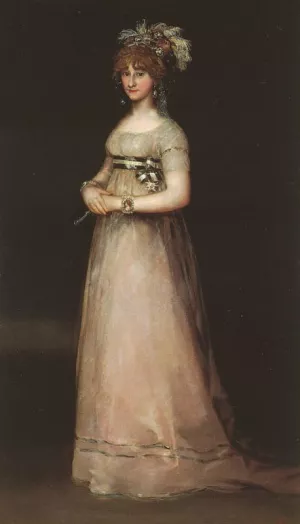 The Countess of Chinchon painting by Francisco Goya