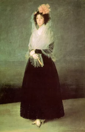 The Countess of El Carpio by Francisco Goya - Oil Painting Reproduction