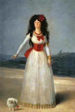 The Duchess of Alba painting by Francisco Goya