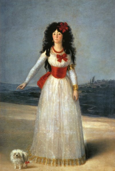 The Duchess of Alba by Francisco Goya - Hand-Painted Oil Painting Reproduction