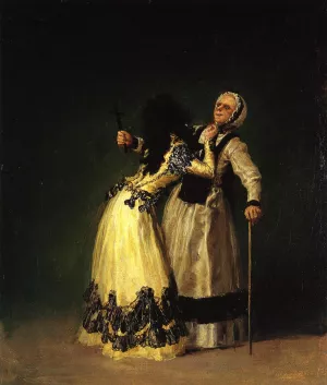 The Duchess of Alba and Her Duenna by Francisco Goya Oil Painting