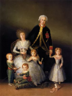 The Family of the Duke of Osuna by Francisco Goya Oil Painting