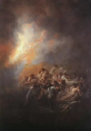 The Fire by Francisco Goya Oil Painting