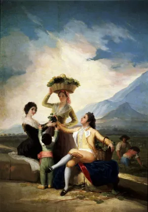 The Harvest also known as Autumn by Francisco Goya Oil Painting