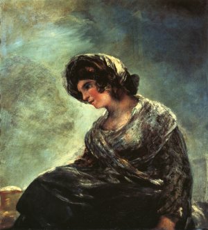 The Milkmaid of Bordeaux Oil painting by Francisco Goya