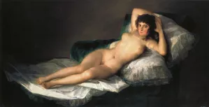 The Naked Maja by Francisco Goya Oil Painting