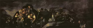 The Pilgrimage of San Isidro Oil painting by Francisco Goya