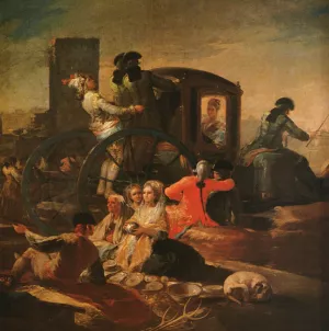 The Pottery Vendor by Francisco Goya Oil Painting
