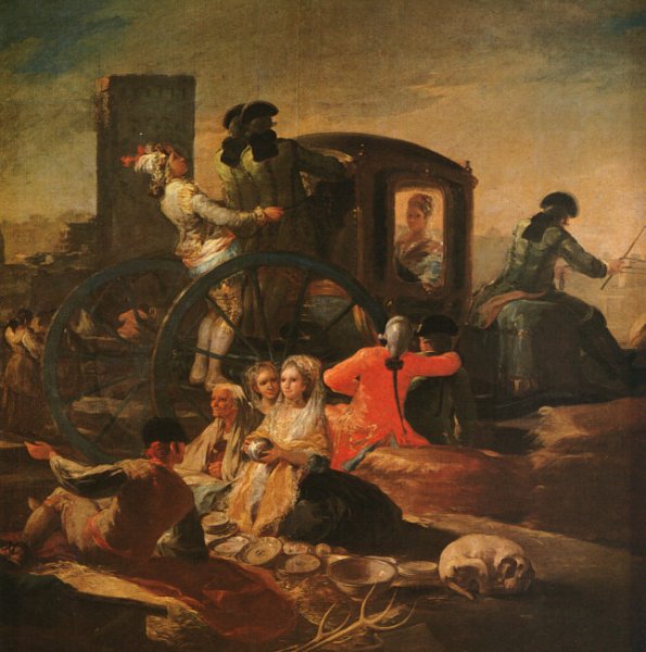 The Pottery Vendor by Francisco Goya - Hand-Painted Oil Painting Reproduction