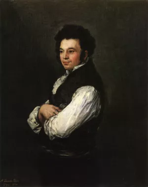 Tubercio Perez Cuervo Oil painting by Francisco Goya