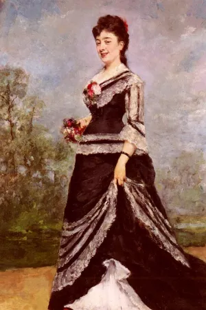 The Nosegay Oil painting by Francisco Miralles