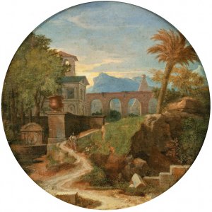 Classical Landscape by Francisque Millet Oil Painting
