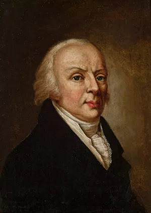 Portrait of Jedrzej Sniadecki by Franciszek Smuglewicz Oil Painting