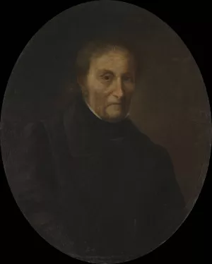 Portrait of Wiktor Grajewski, the last border judge in Samogitia Oil painting by Franciszek Smuglewicz