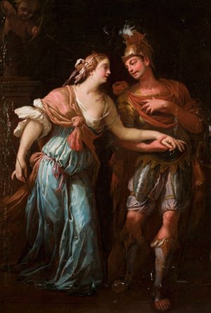 Venus and Mars by Franciszek Smuglewicz Oil Painting