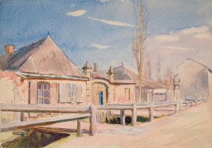 Dworek przy Mlynowce by Franciszek Turek Oil Painting