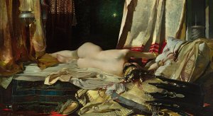 By order of Padishah - Odalisque by Franciszek Zmurko Oil Painting