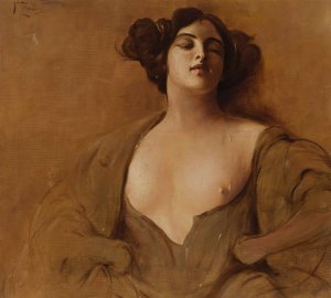 Hetaera by Franciszek Zmurko Oil Painting