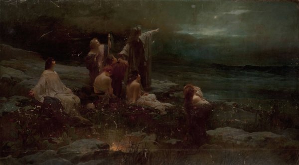 Main Product Photo of Morning star  Painting by Franciszek Zmurko