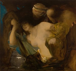 Susanna and the Elders by Franciszek Zmurko Oil Painting