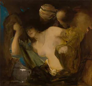 Susanna and the Elders by Franciszek Zmurko Oil Painting